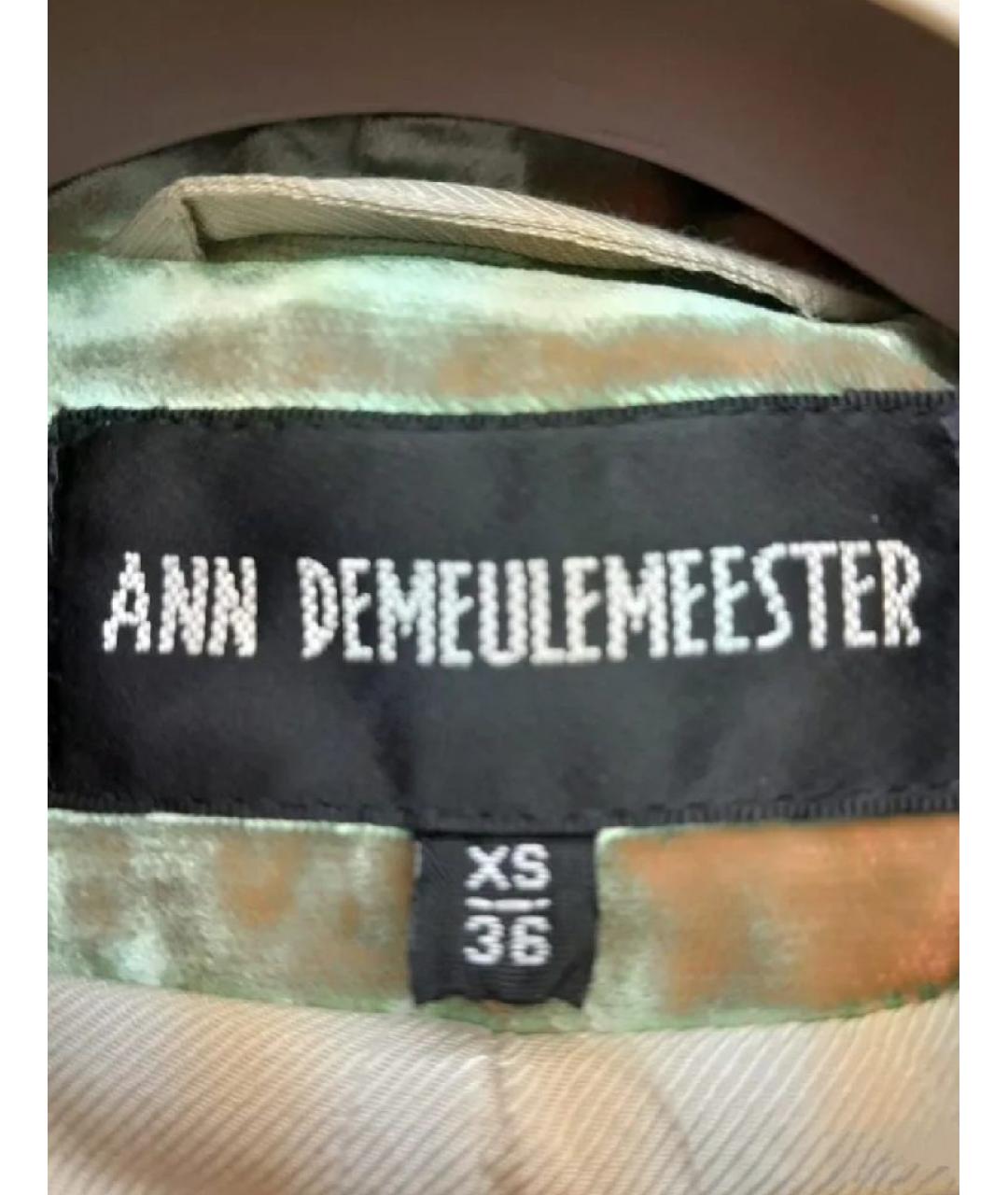 ANN DEMEULEMEESTER Вискозное пальто, фото 3