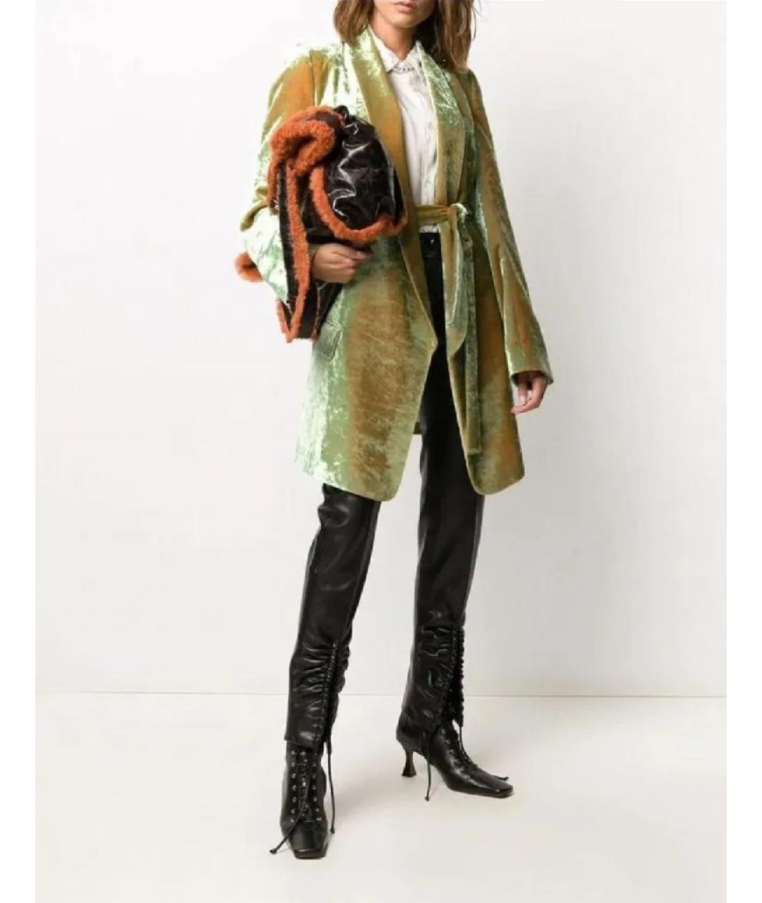 ANN DEMEULEMEESTER Вискозное пальто, фото 6