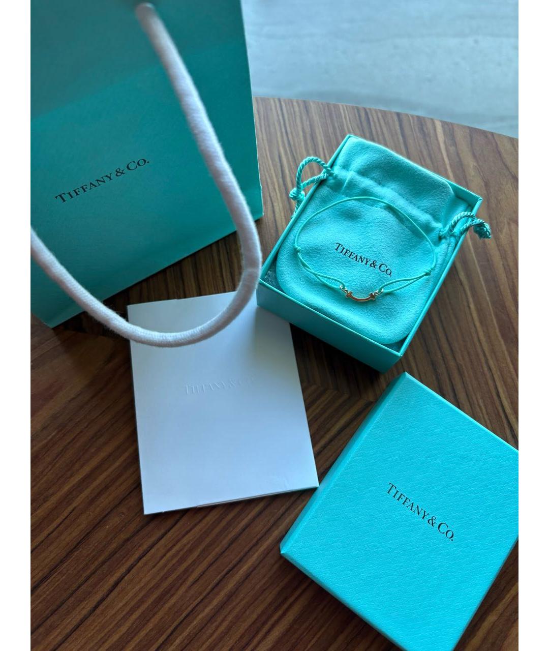 TIFFANY&CO Бирюзовый браслет из желтого золота, фото 3