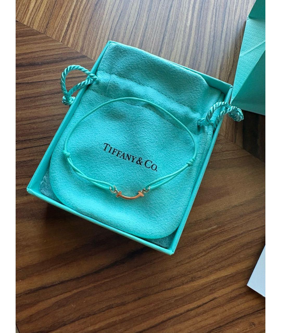 TIFFANY&CO Бирюзовый браслет из желтого золота, фото 2