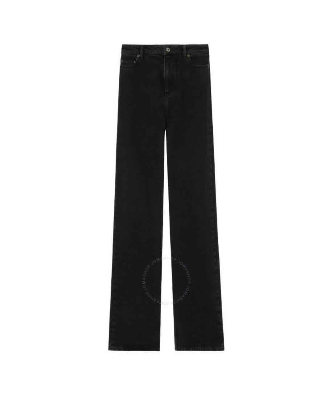 BURBERRY Черные прямые джинсы, фото 1