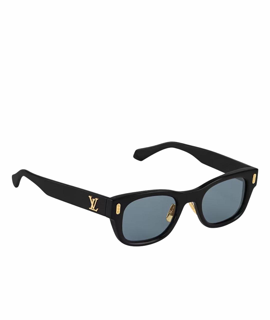LOUIS VUITTON Черные пластиковые солнцезащитные очки, фото 1