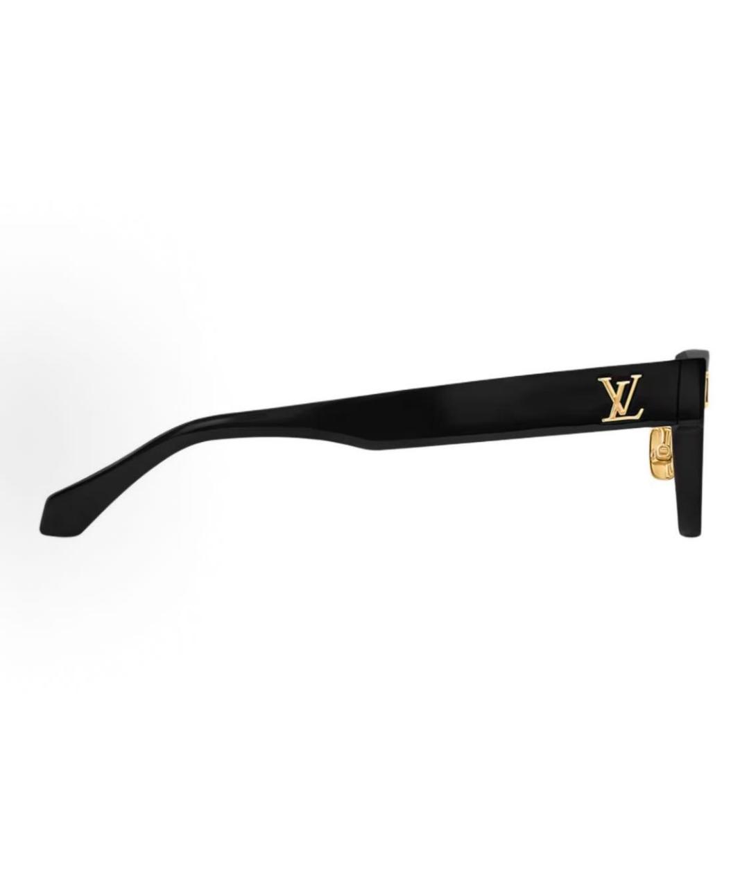 LOUIS VUITTON Черные пластиковые солнцезащитные очки, фото 3