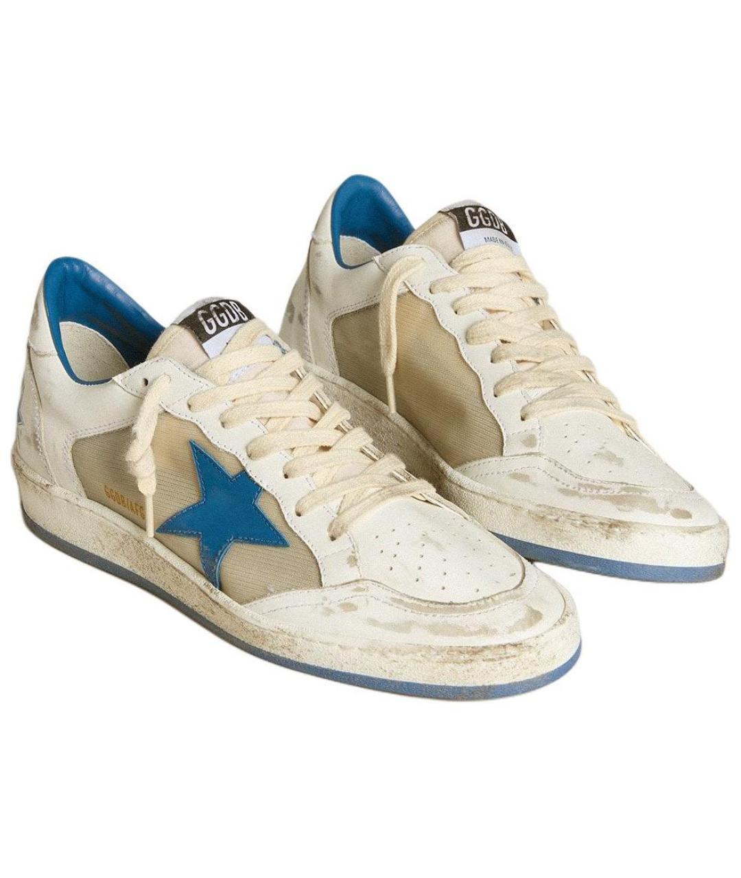 GOLDEN GOOSE Белые низкие кроссовки / кеды, фото 3