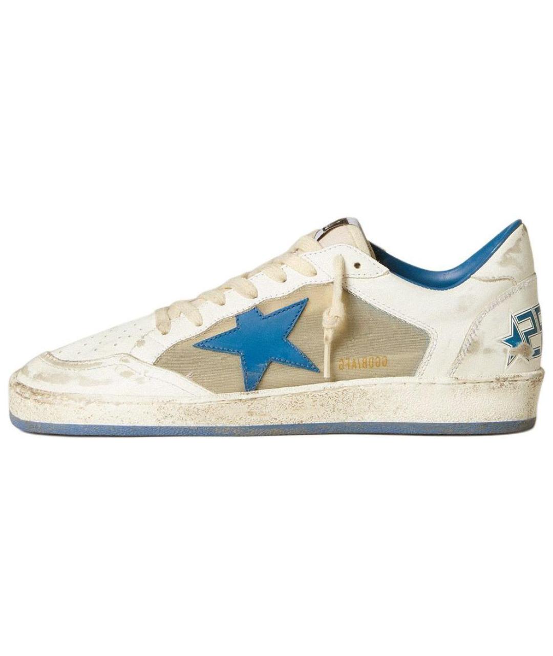 GOLDEN GOOSE Белые низкие кроссовки / кеды, фото 2