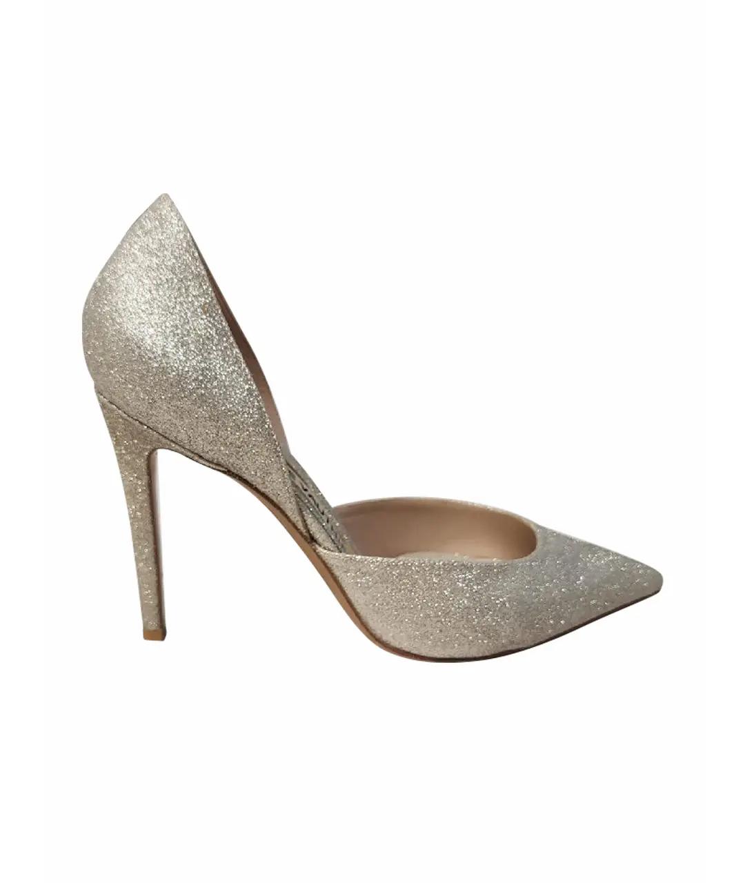 ALEXANDRE VAUTHIER Золотые кожаные туфли, фото 1