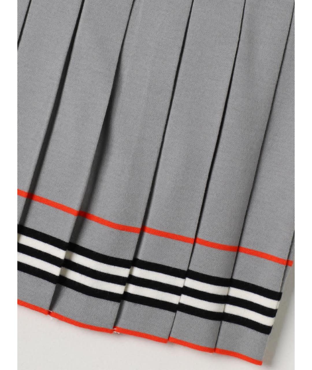 BURBERRY Серая юбка, фото 2
