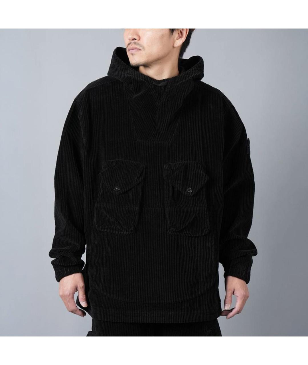 STONE ISLAND Темно-синяя хлопковая куртка, фото 2