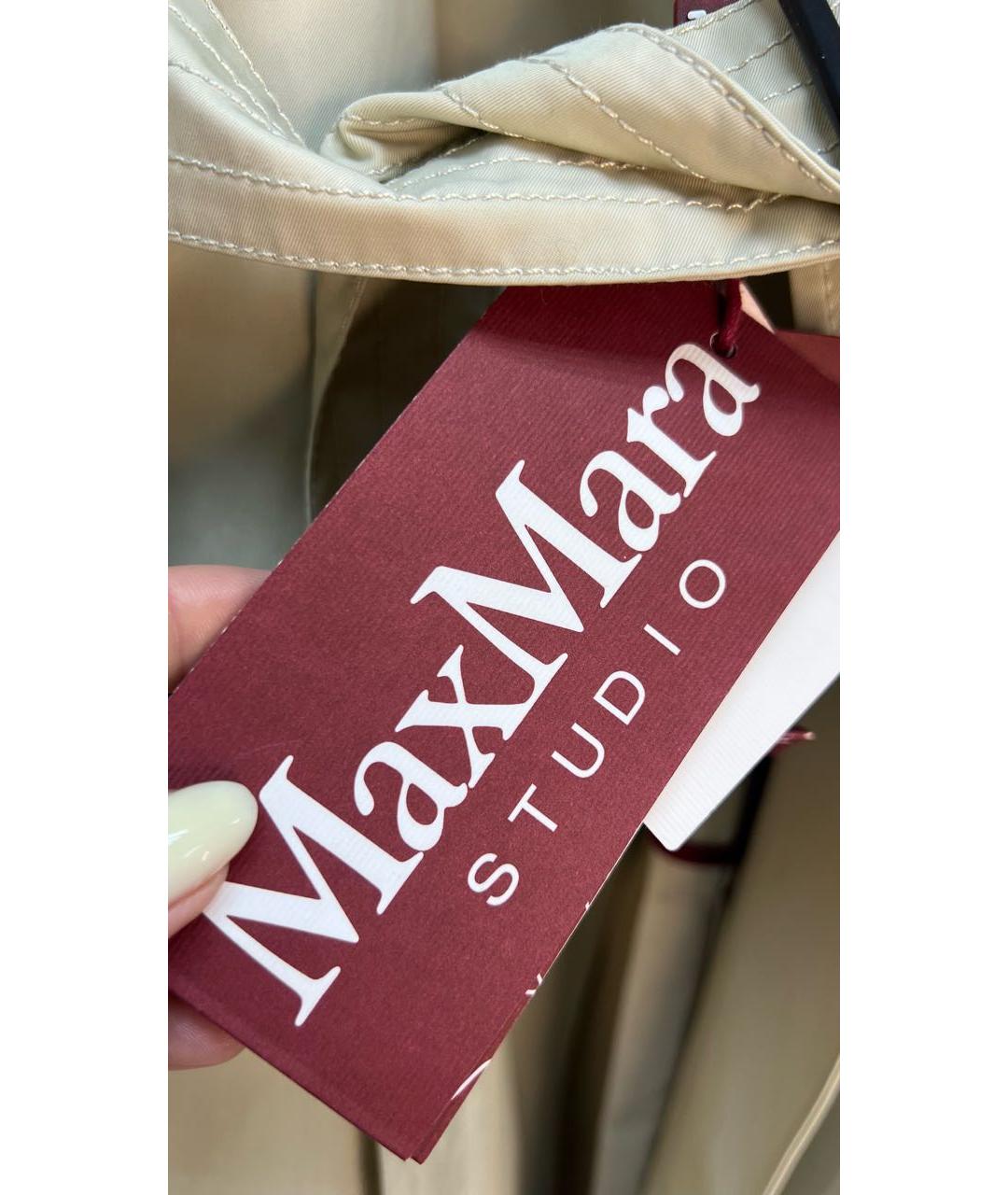 'S MAX MARA Бежевый тренч/плащ, фото 6