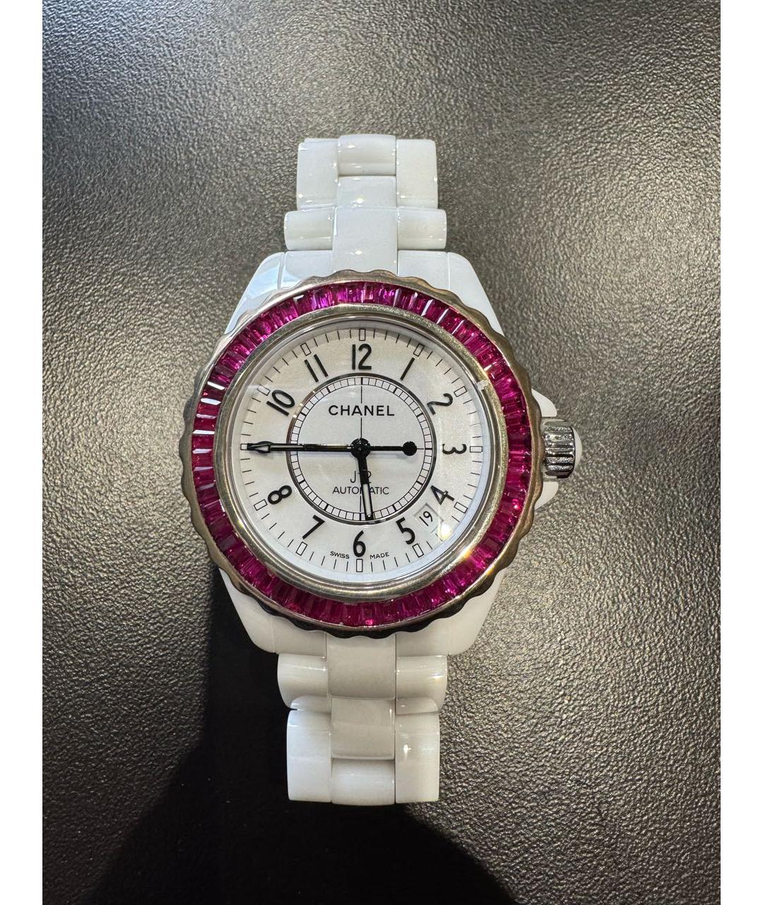 CHANEL Белые рубиновые часы, фото 4