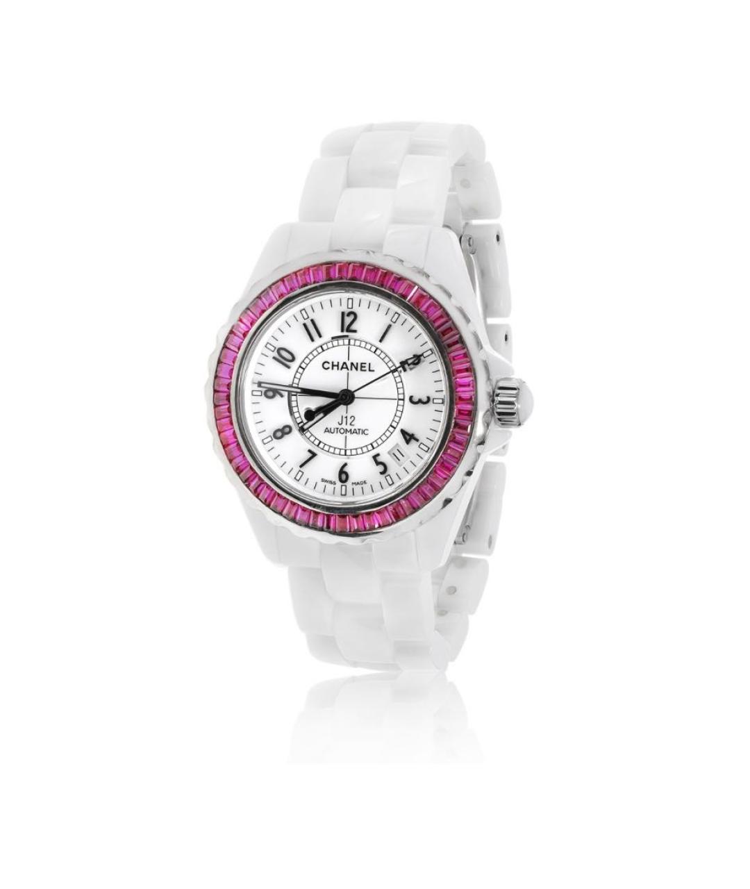 CHANEL Белые рубиновые часы, фото 5