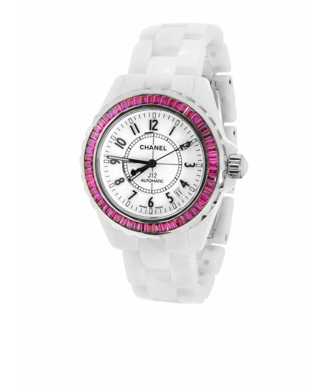 CHANEL Белые рубиновые часы, фото 1