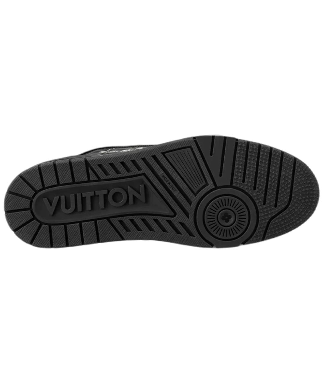 LOUIS VUITTON Черные низкие кроссовки / кеды, фото 5