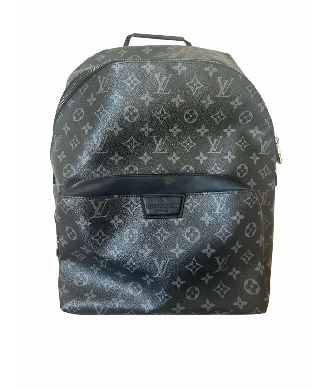 LOUIS VUITTON Черный кожаный рюкзак, фото 1