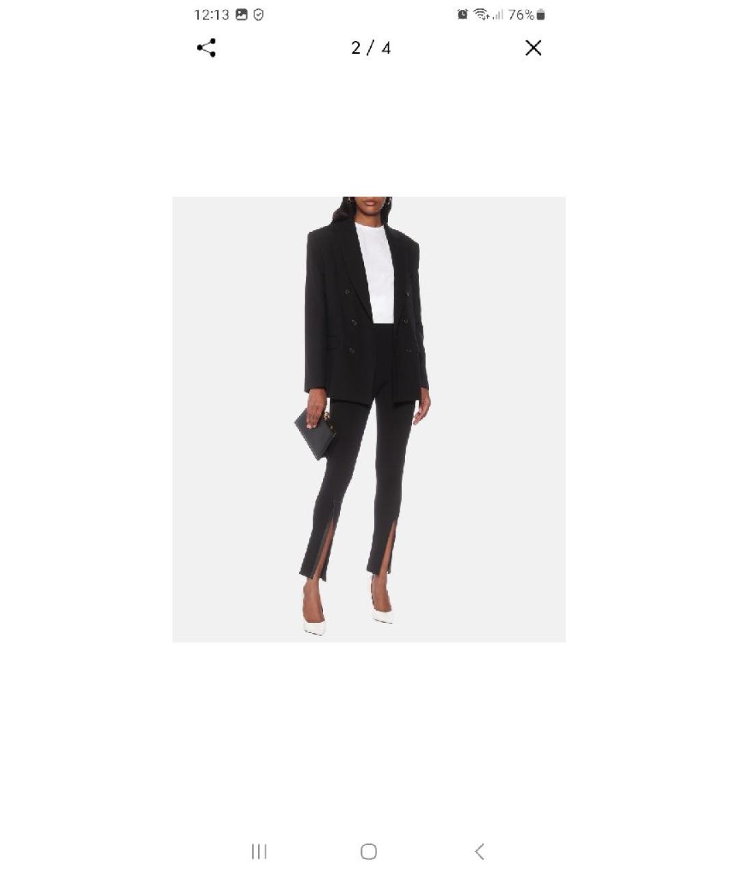 WARDROBE.NYC Черные брюки узкие, фото 8
