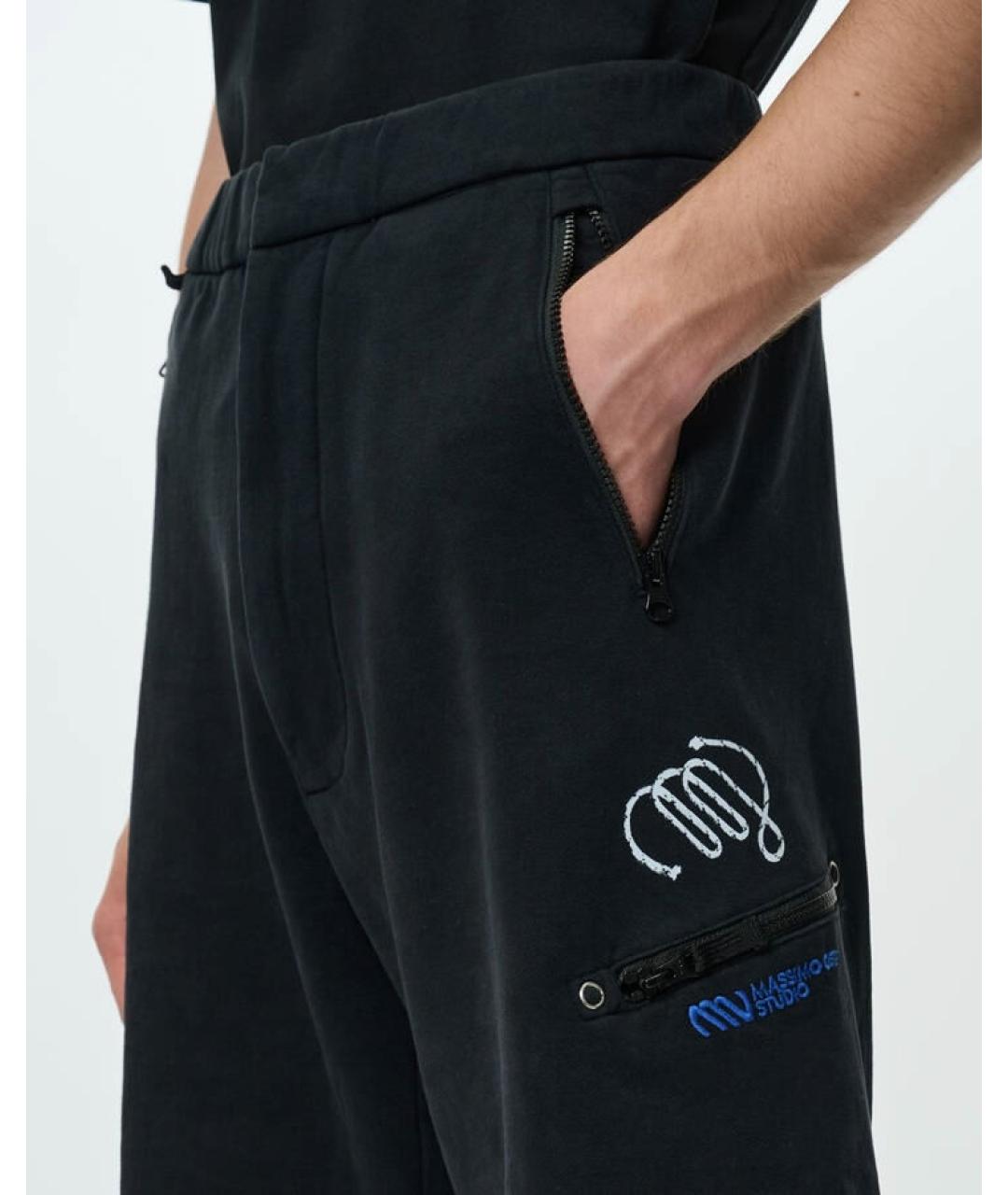 CP COMPANY Черные хлопковые шорты, фото 2
