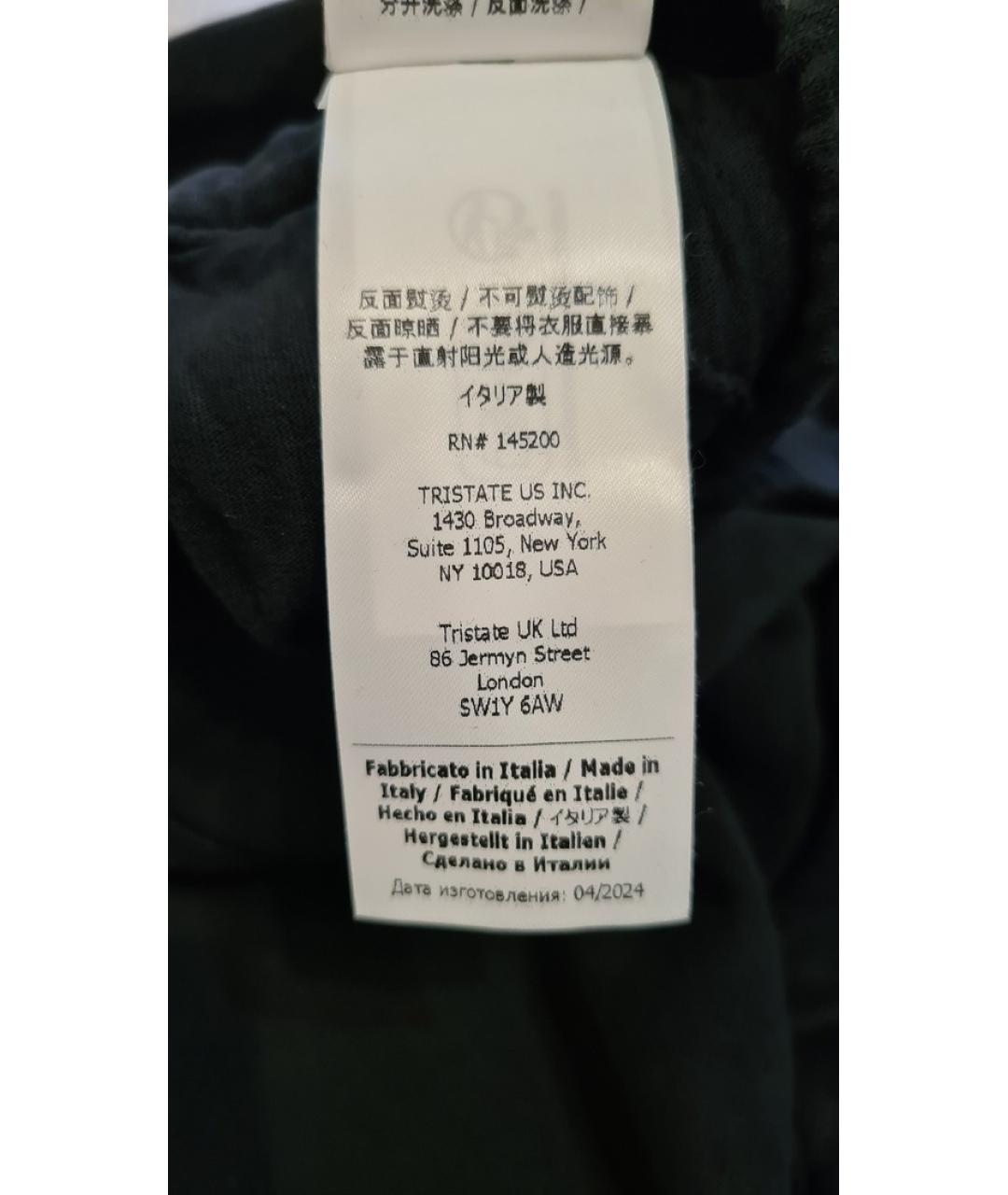 CP COMPANY Черные хлопковые шорты, фото 8