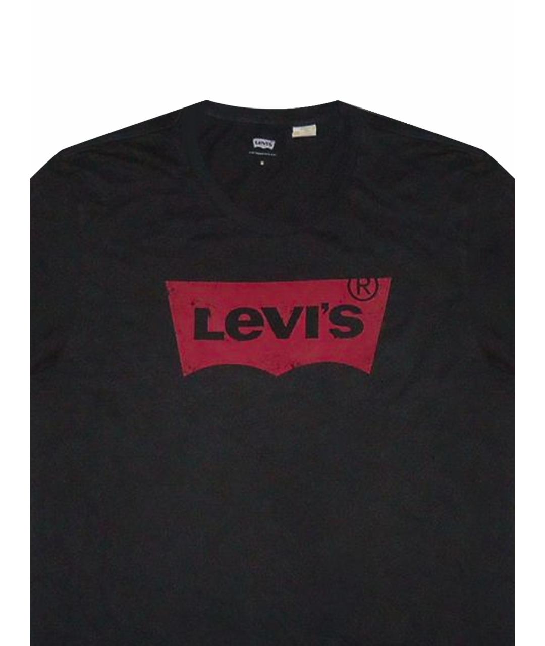 LEVI'S Черная хлопковая футболка, фото 5