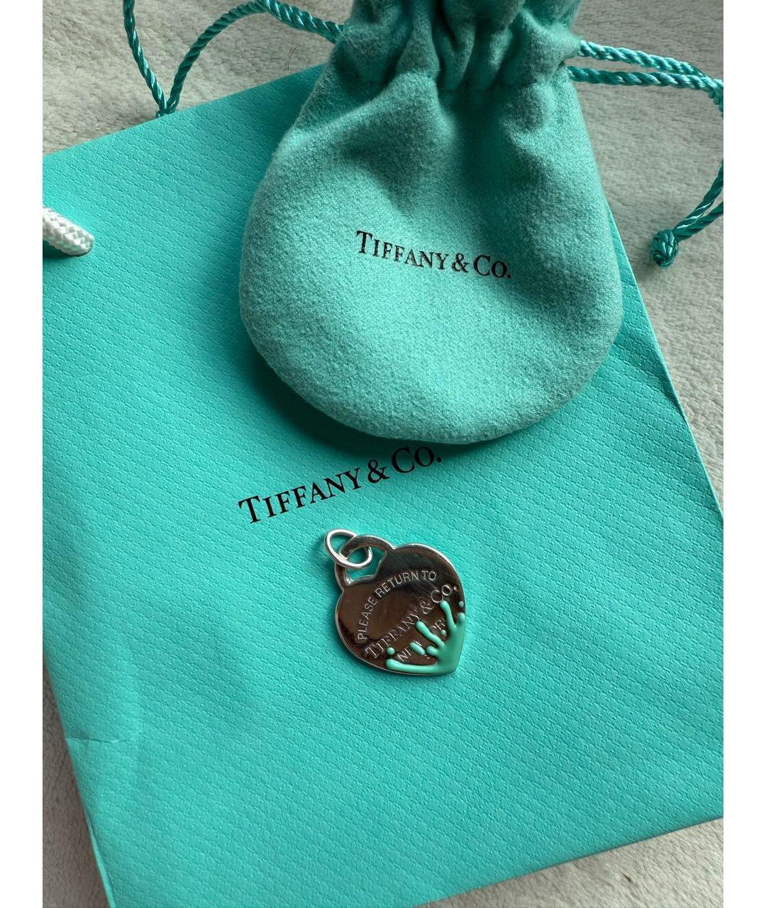 TIFFANY&CO Серебрянный серебряный кулон, фото 2
