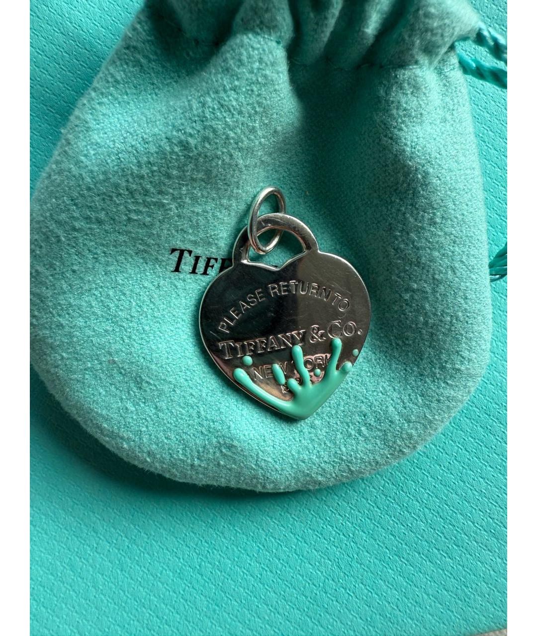 TIFFANY&CO Серебрянный серебряный кулон, фото 3