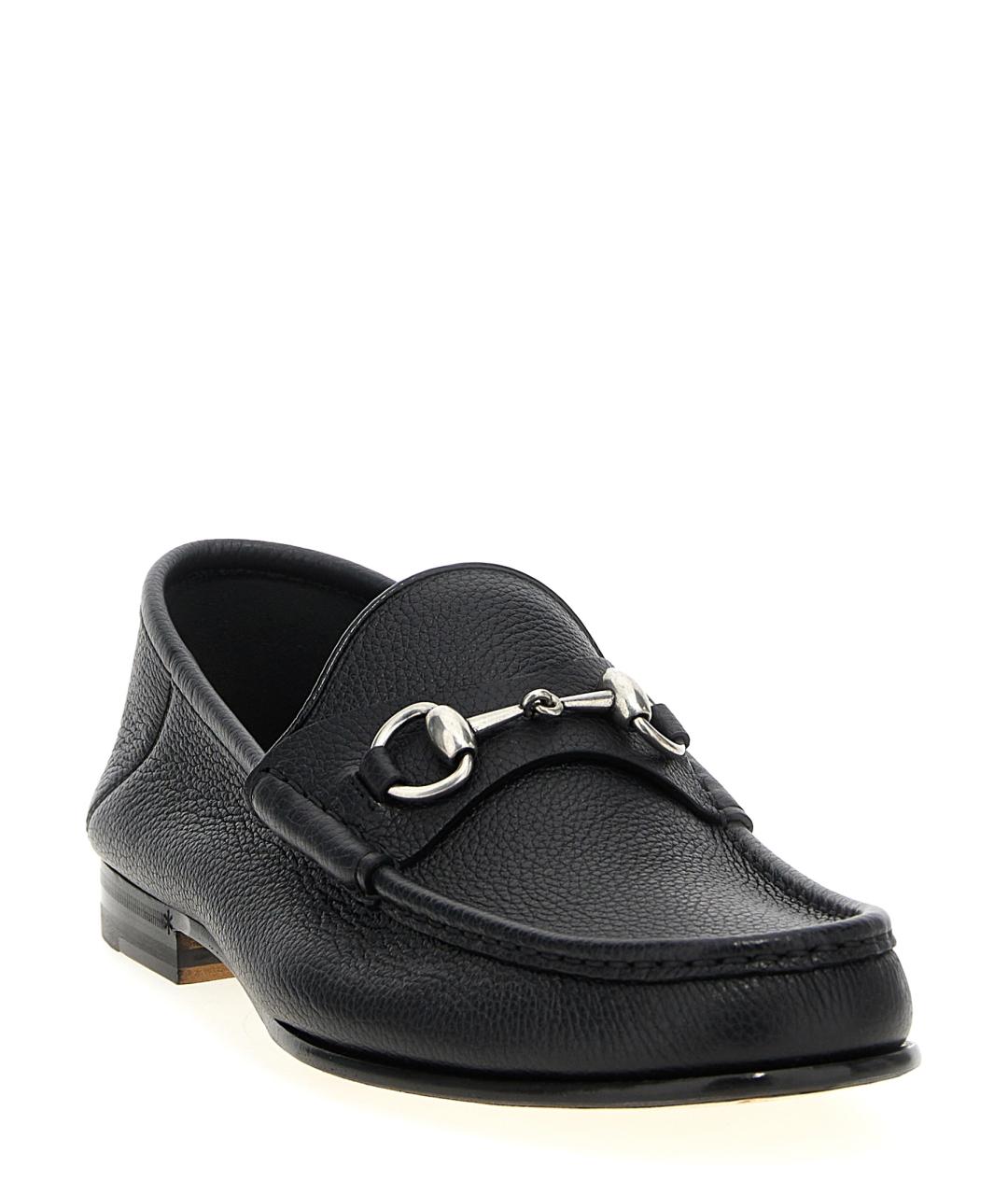 GUCCI Черные кожаные лоферы, фото 2