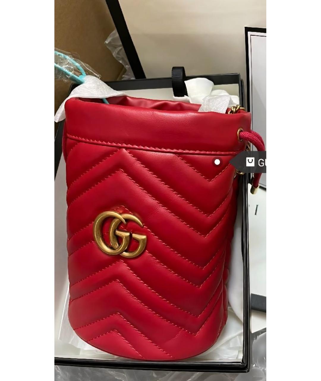 GUCCI Красная сумка через плечо, фото 4