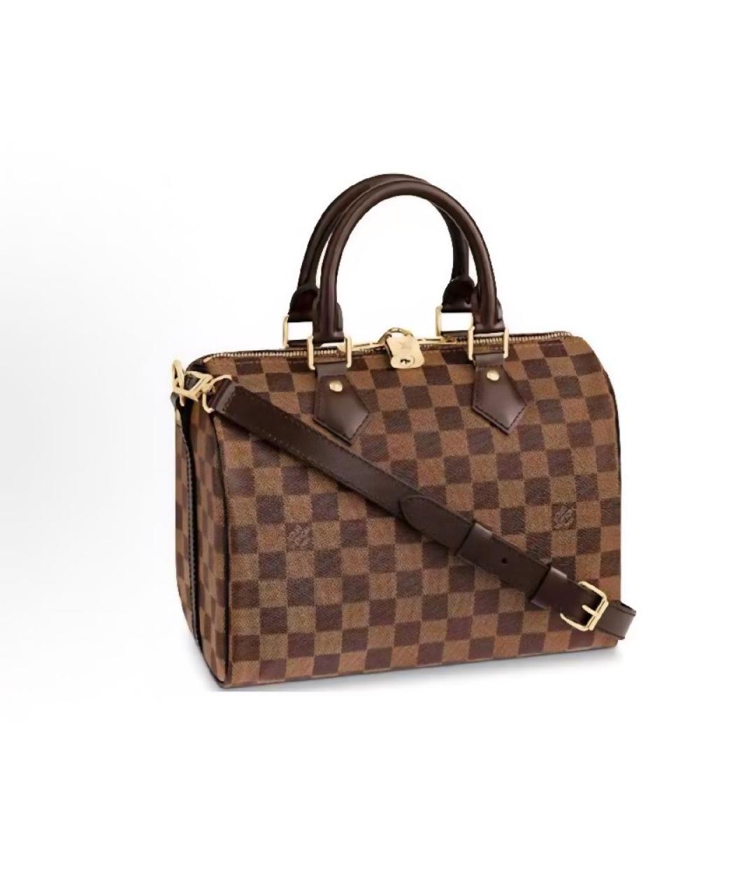 LOUIS VUITTON Коричневая сумка с короткими ручками, фото 7