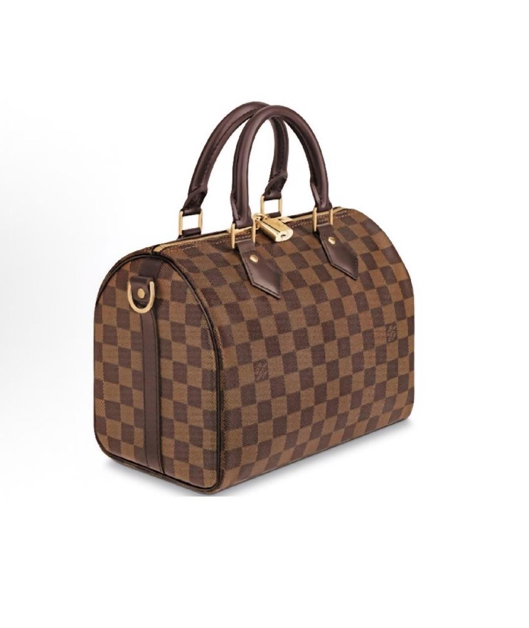 LOUIS VUITTON Коричневая сумка с короткими ручками, фото 2