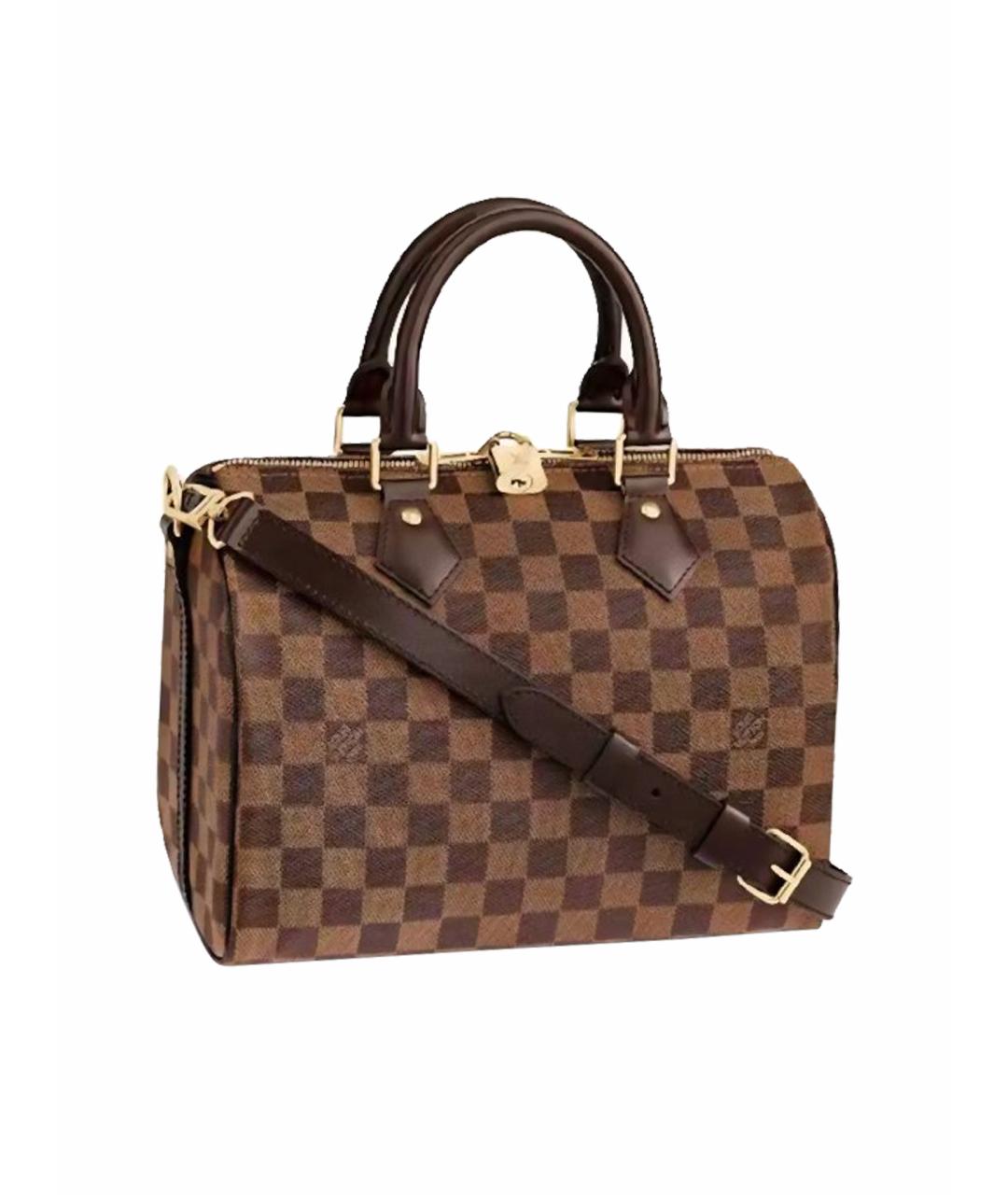 LOUIS VUITTON Коричневая сумка с короткими ручками, фото 1