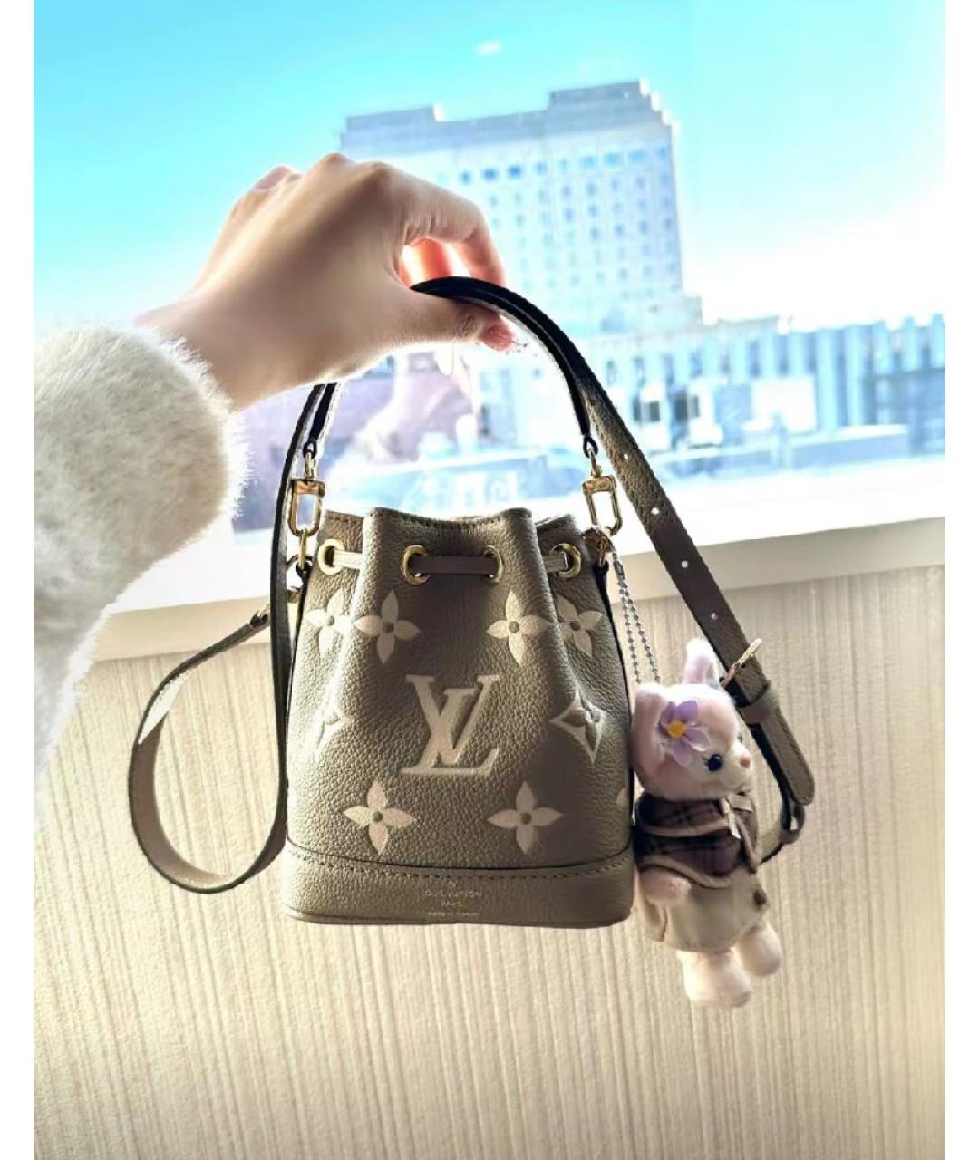 LOUIS VUITTON Бежевая сумка через плечо, фото 4