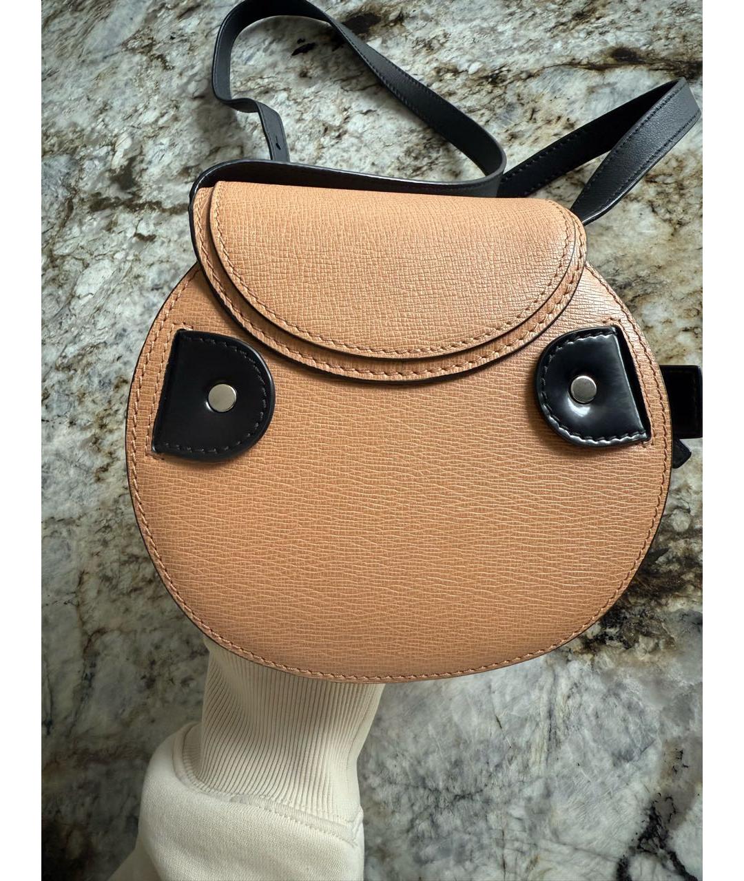 PROENZA SCHOULER Коричневая кожаная сумка через плечо, фото 3