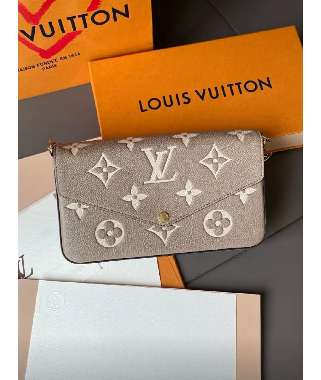 LOUIS VUITTON Бежевая сумка через плечо, фото 4