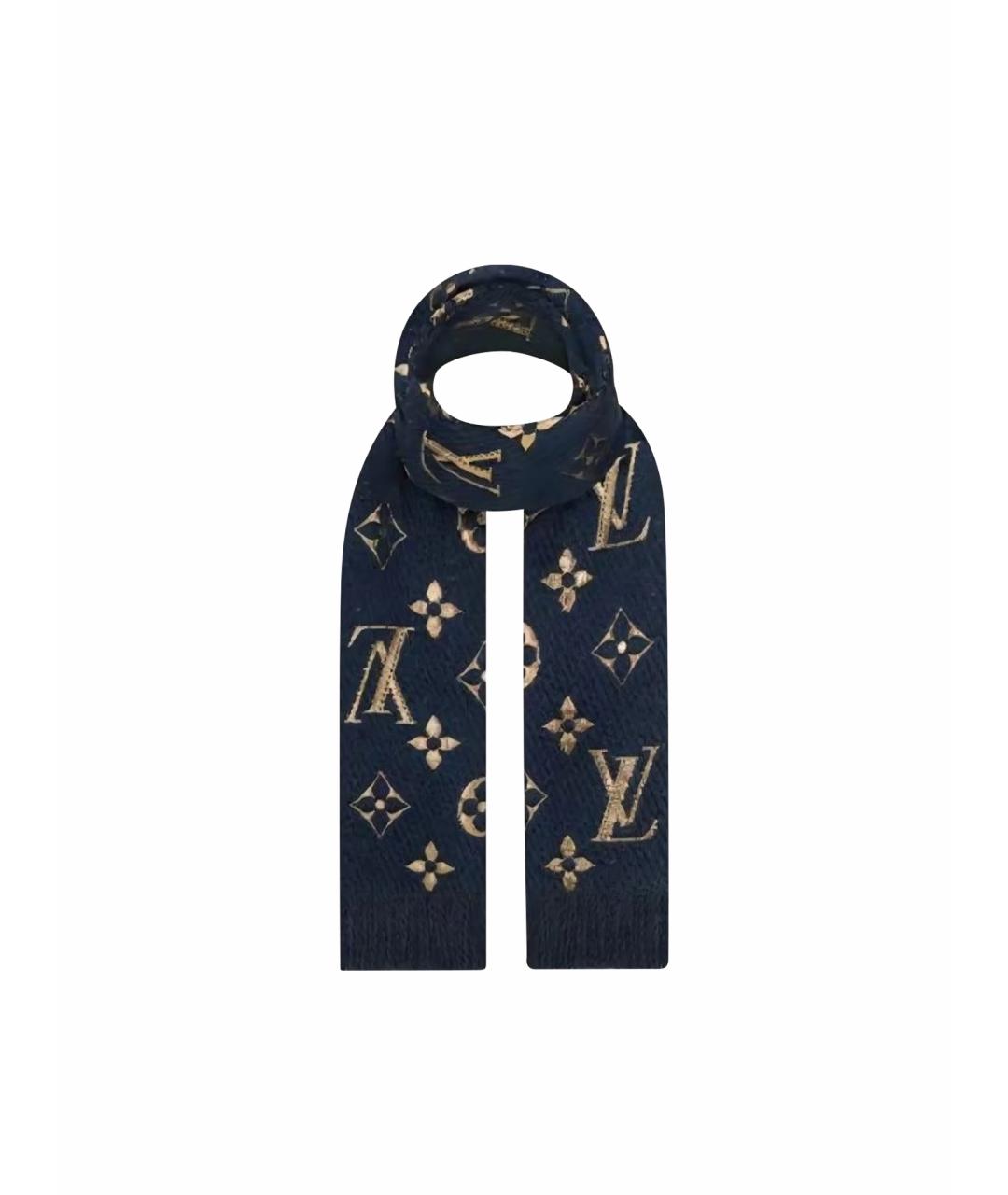 LOUIS VUITTON Черный шарф, фото 1