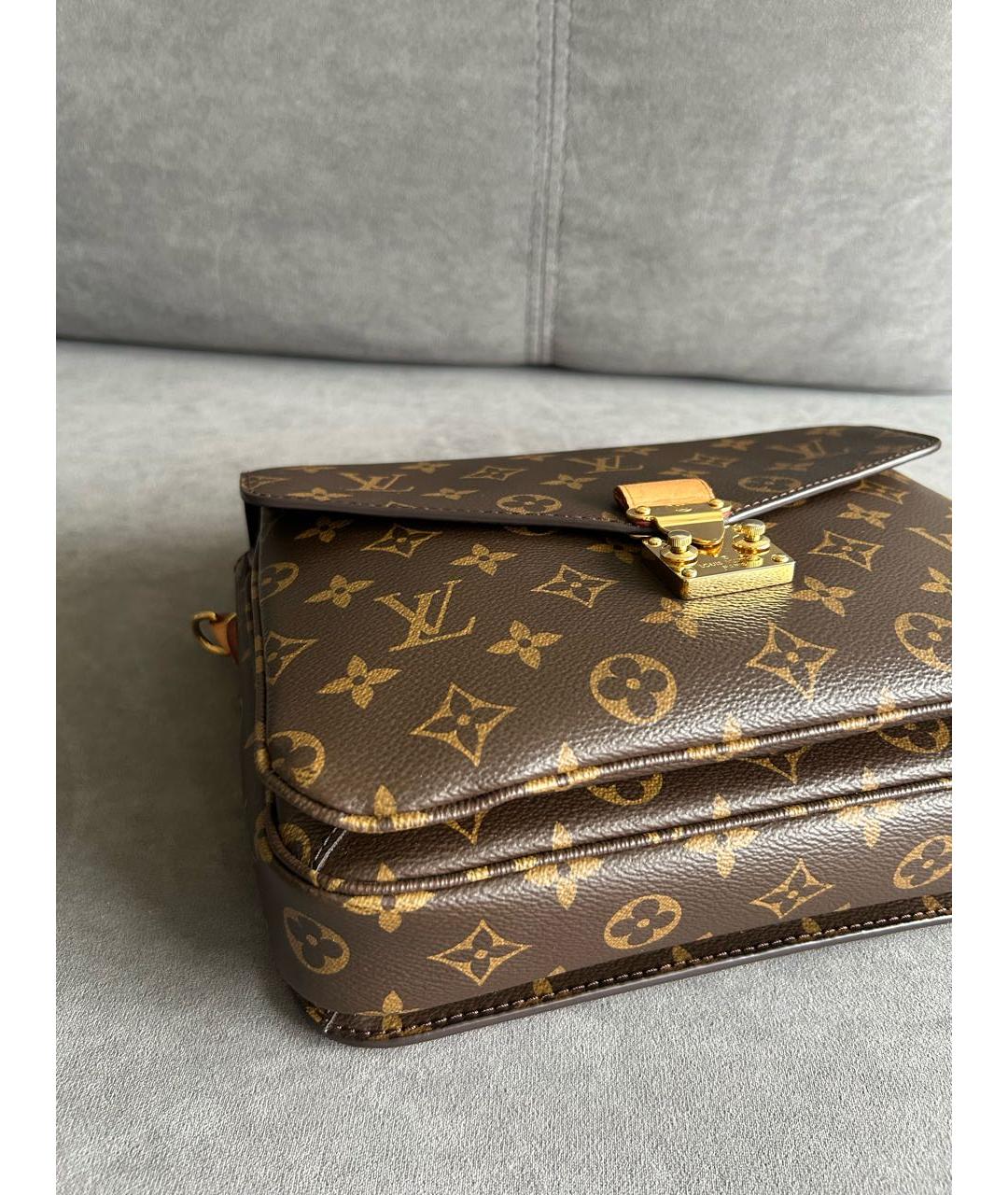 LOUIS VUITTON Коричневая сумка через плечо, фото 6