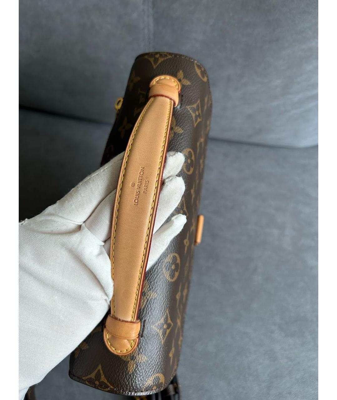 LOUIS VUITTON Коричневая сумка через плечо, фото 7