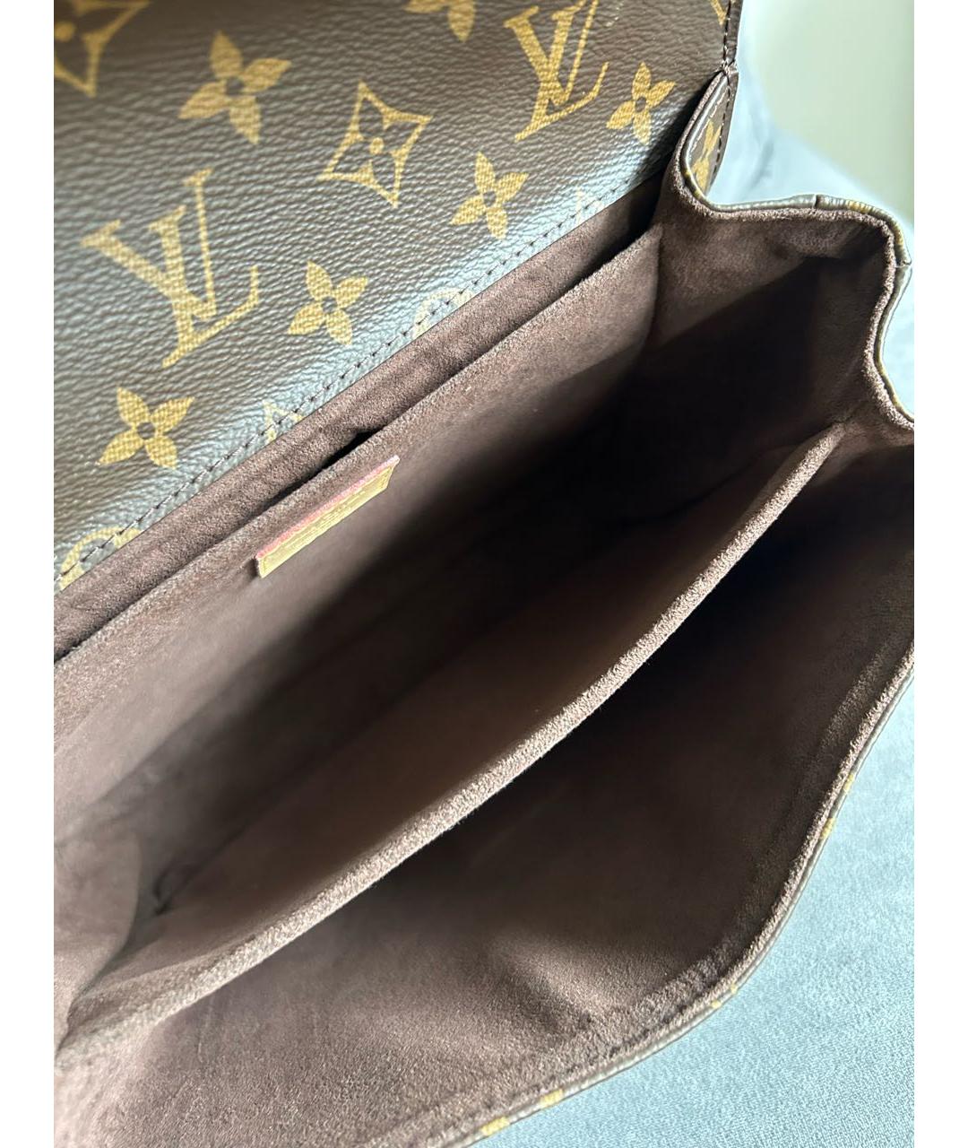 LOUIS VUITTON Коричневая сумка через плечо, фото 4