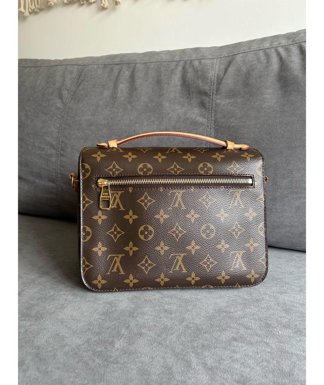 LOUIS VUITTON Коричневая сумка через плечо, фото 3
