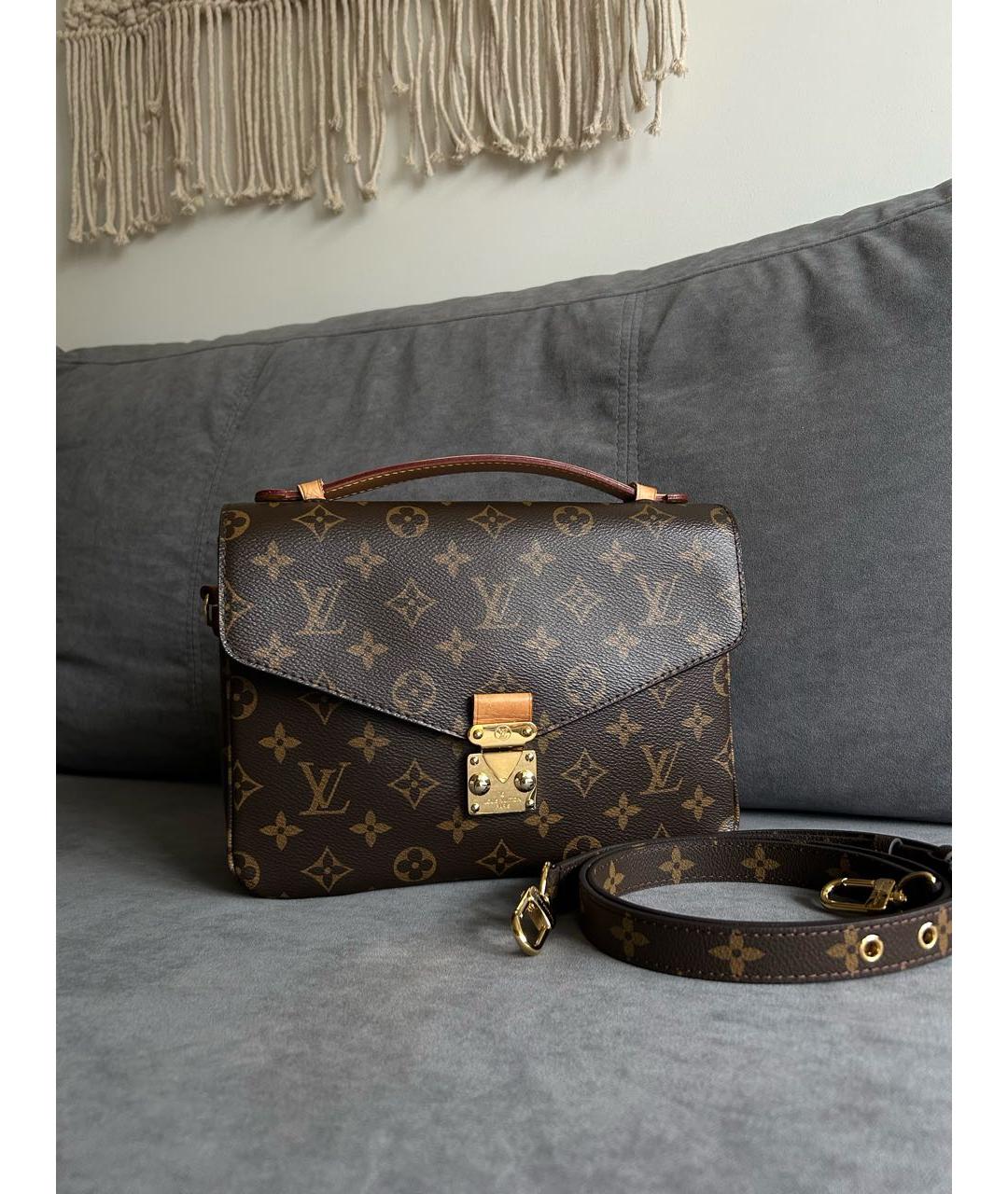 LOUIS VUITTON Коричневая сумка через плечо, фото 2