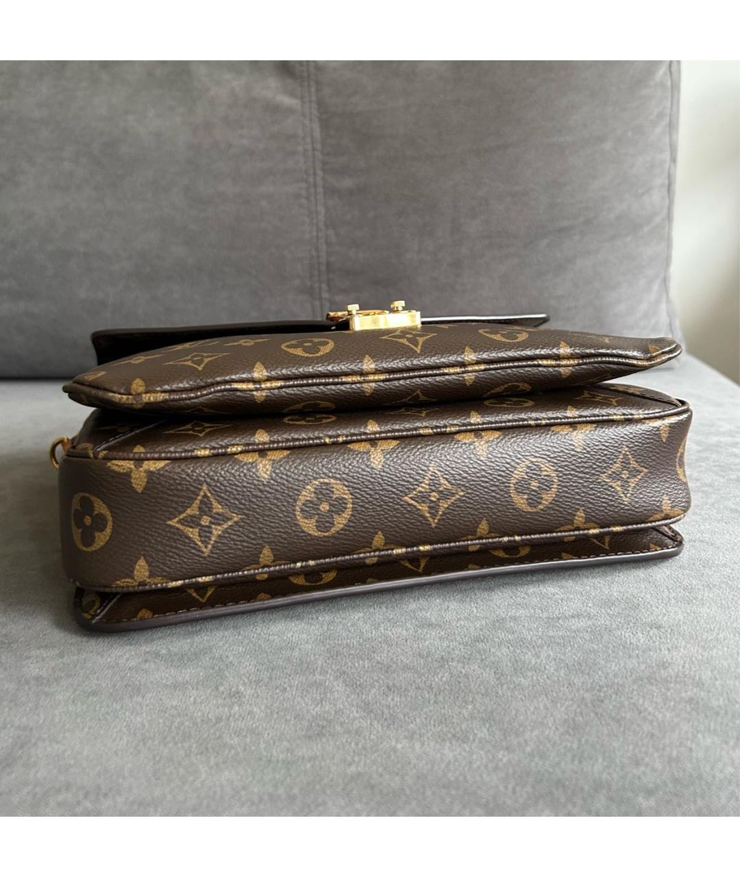 LOUIS VUITTON Коричневая сумка через плечо, фото 8