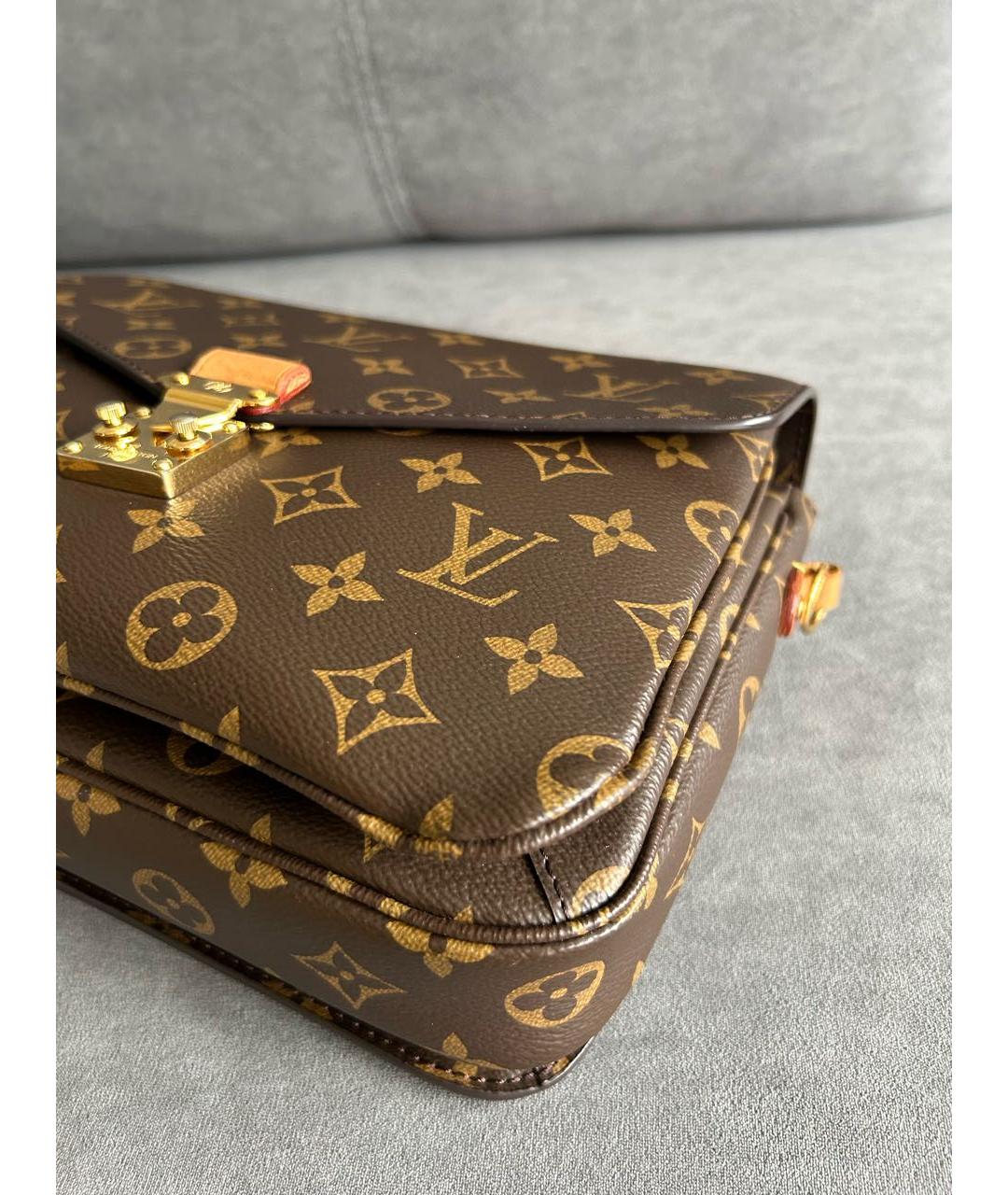 LOUIS VUITTON Коричневая сумка через плечо, фото 5