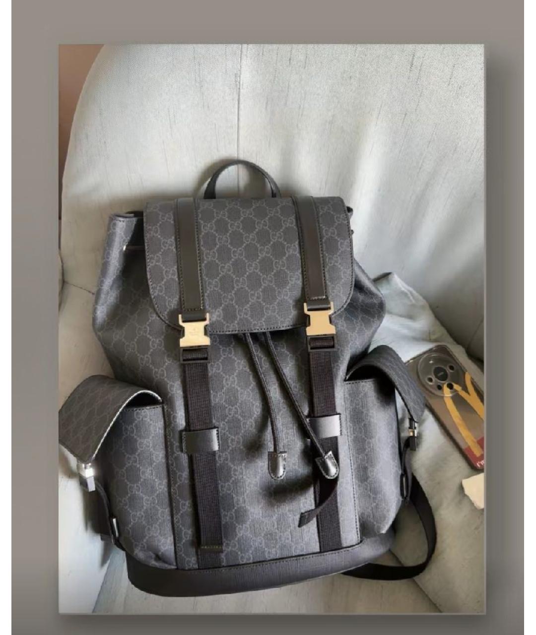 GUCCI Черный рюкзак, фото 5
