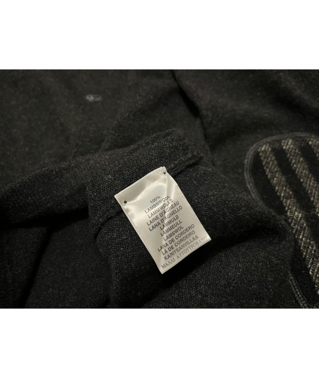 BURBERRY Черный шерстяной джемпер / свитер, фото 7