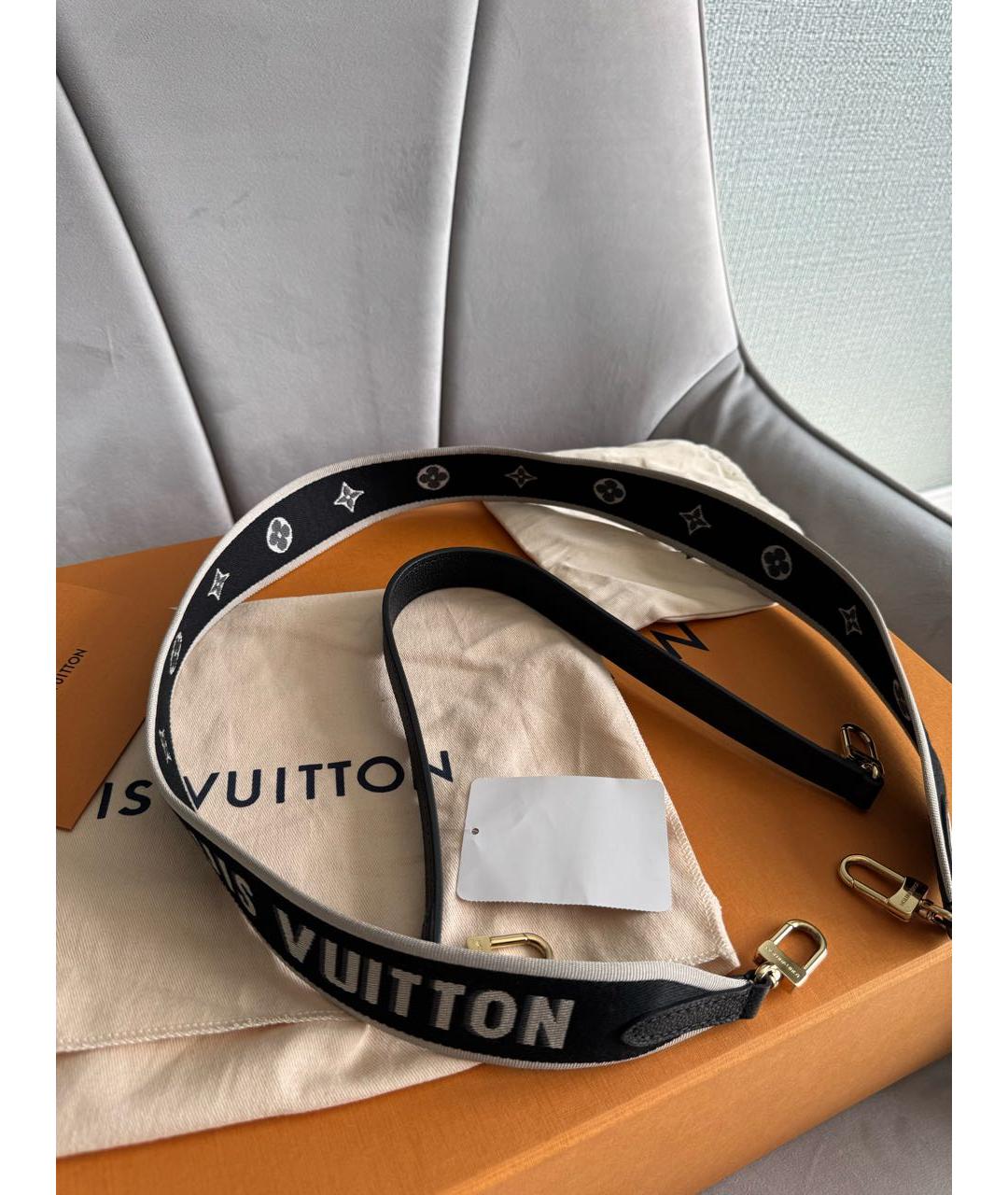 LOUIS VUITTON Черная кожаная сумка с короткими ручками, фото 8