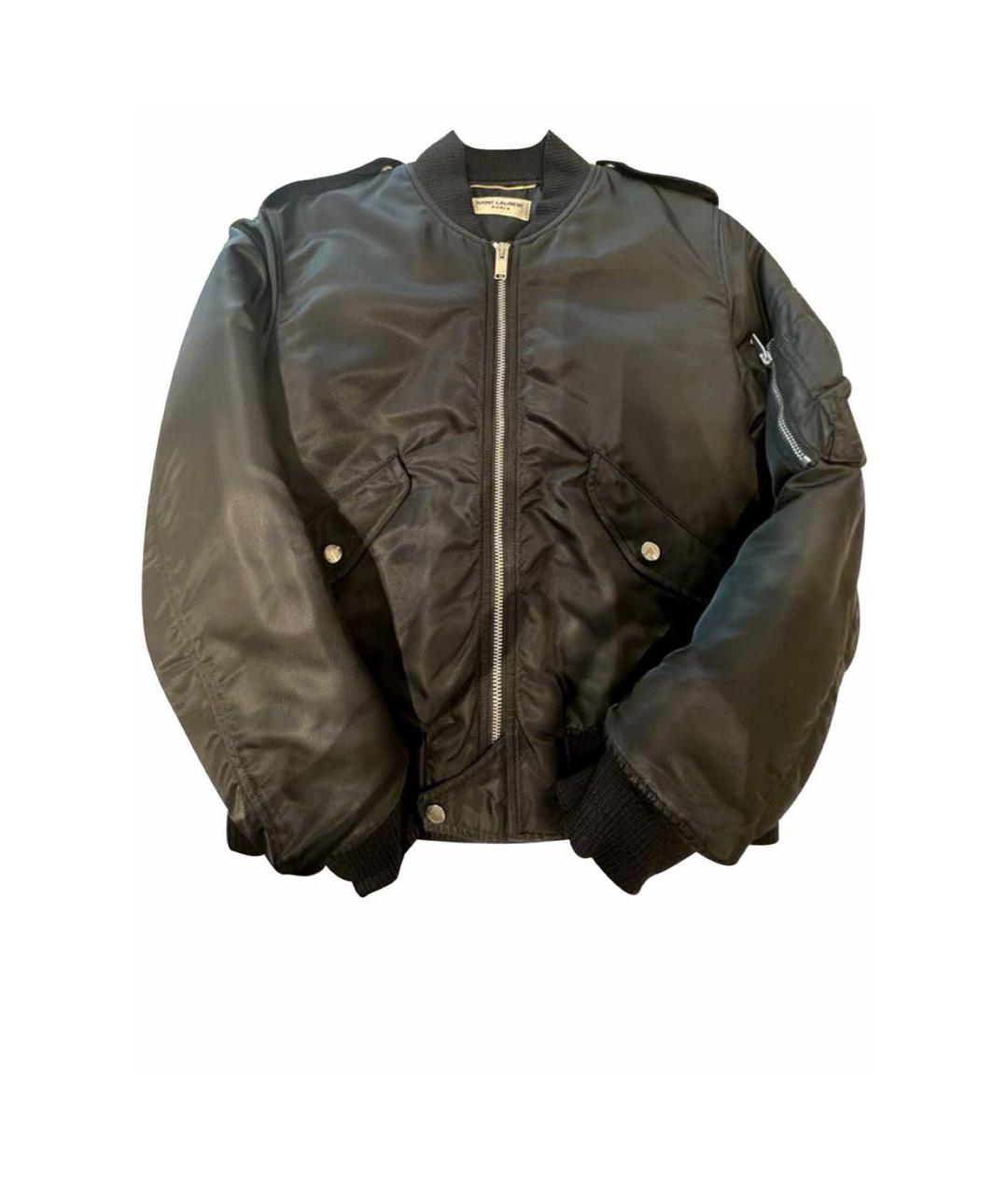 SAINT LAURENT Черная куртка, фото 1