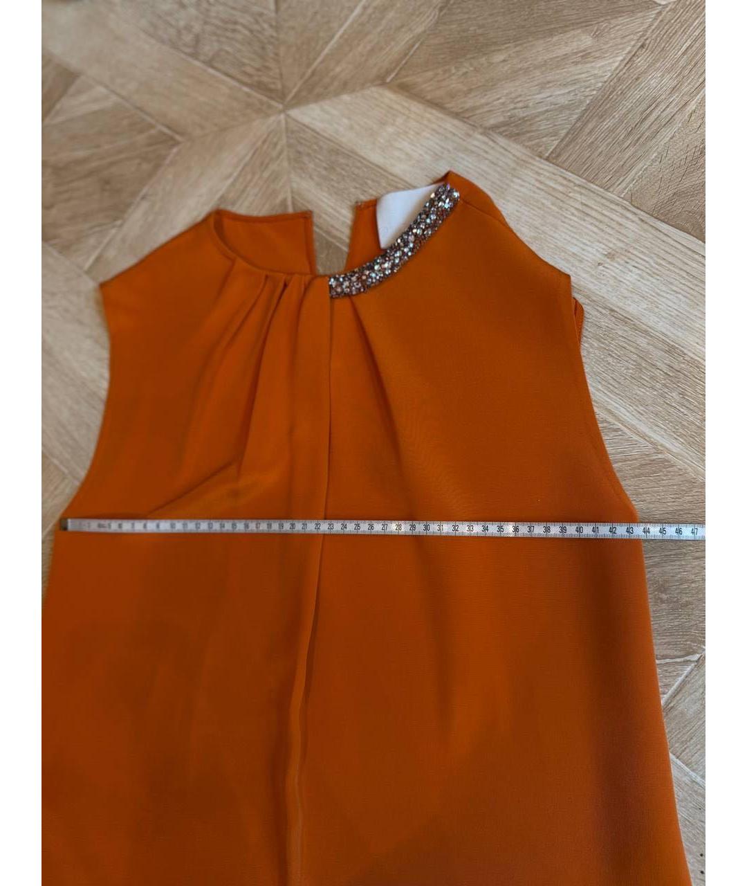 3.1 PHILLIP LIM Оранжевое шелковое платье, фото 8