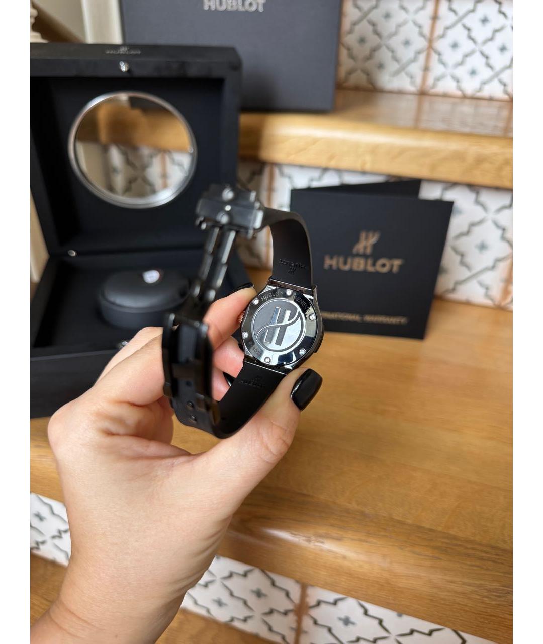 HUBLOT Черные часы, фото 3
