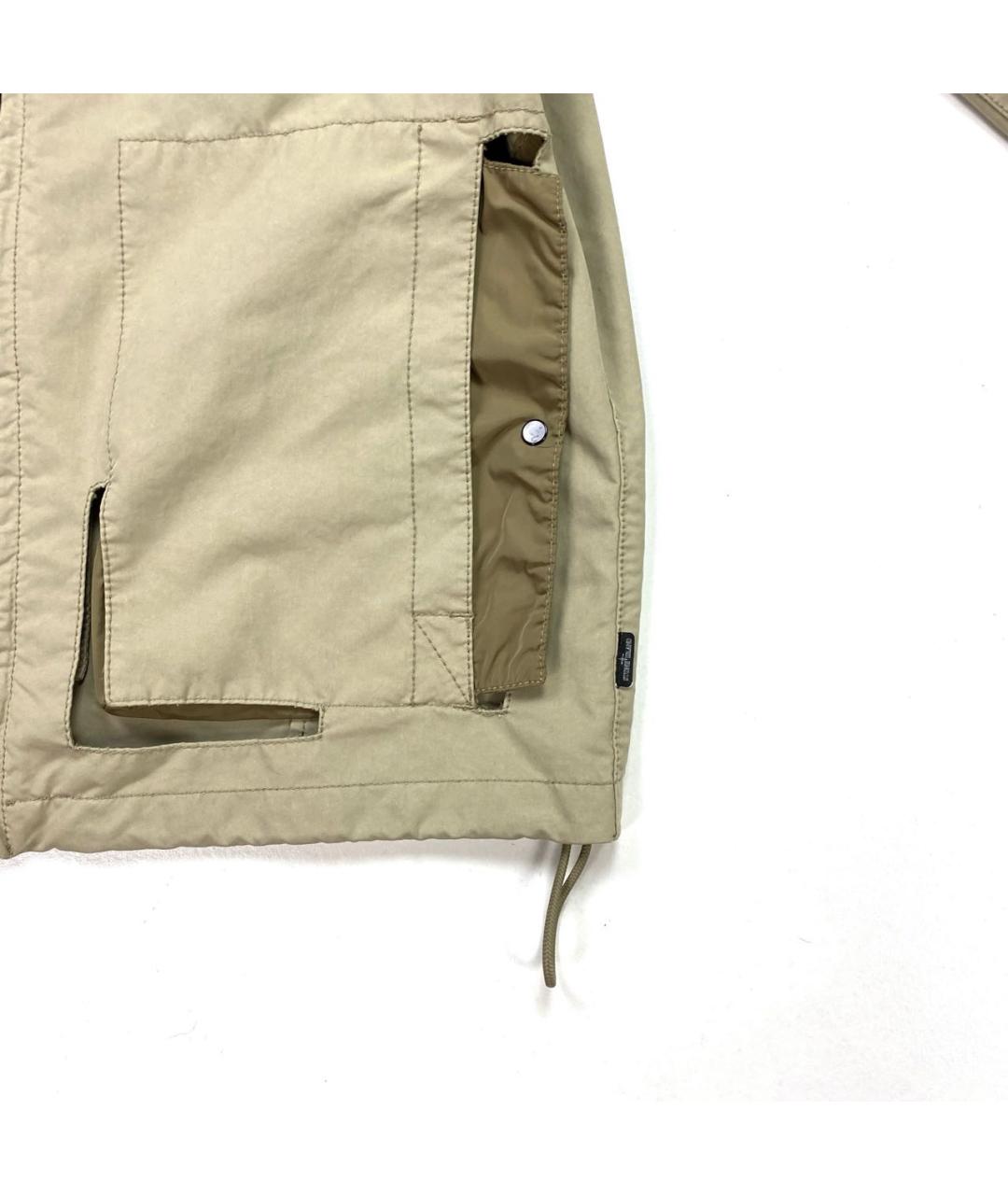 STONE ISLAND SHADOW PROJECT Бежевая полиэстеровая куртка, фото 4