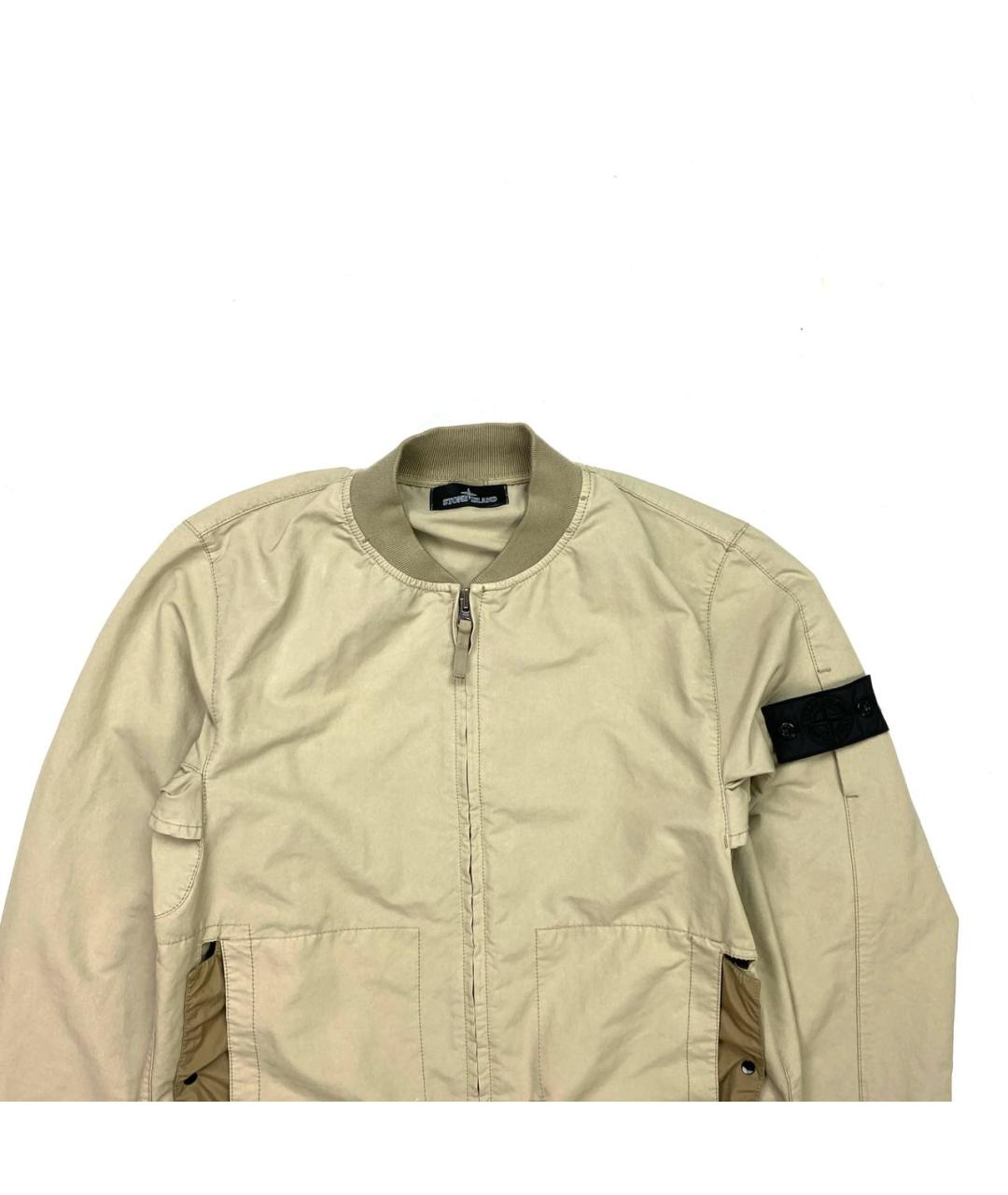 STONE ISLAND SHADOW PROJECT Бежевая полиэстеровая куртка, фото 5