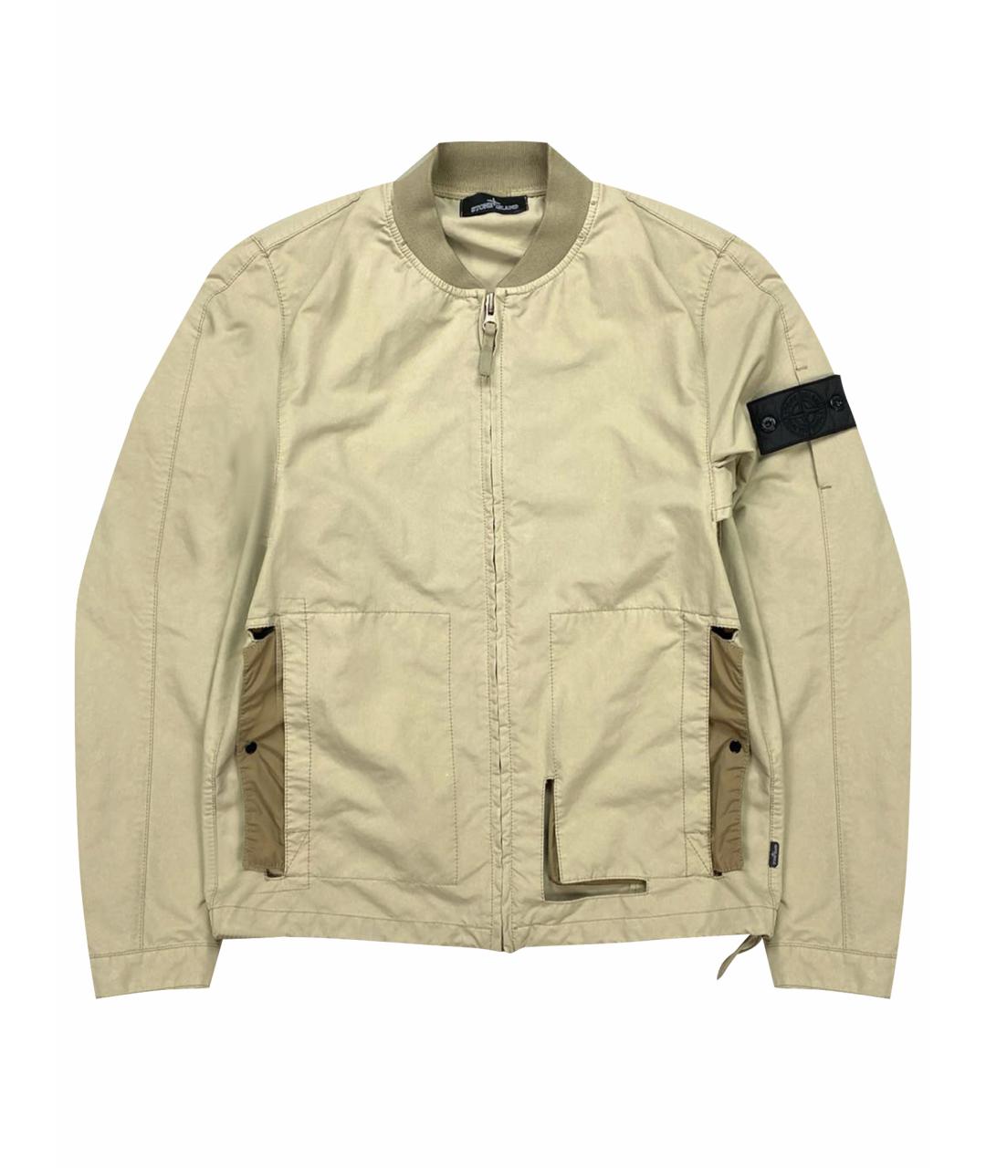 STONE ISLAND SHADOW PROJECT Бежевая полиэстеровая куртка, фото 1