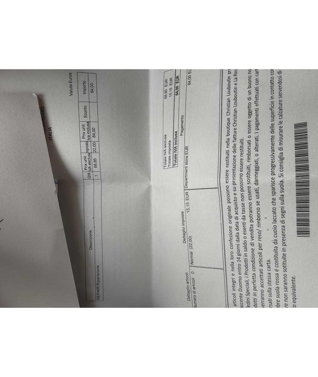 CHRISTIAN LOUBOUTIN Синие кожаные туфли, фото 8